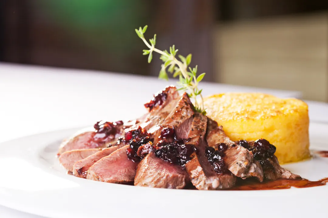 Magrets de canard aux coings